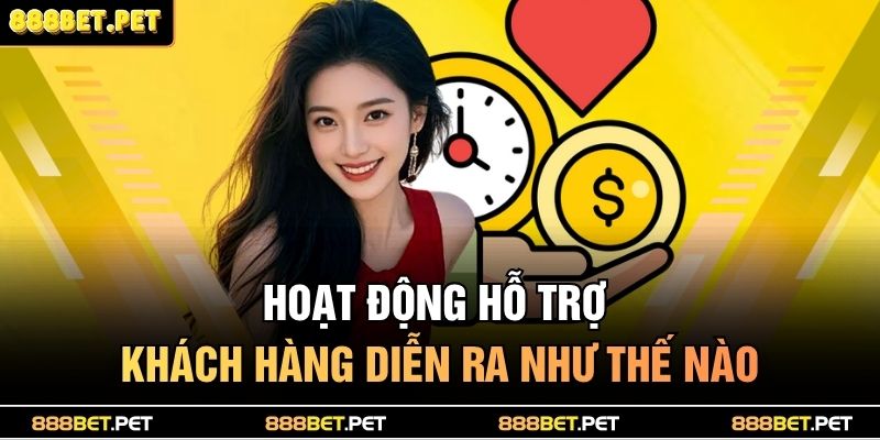 Trang chủ 33 Hoạt động hỗ trợ khách hàng diễn ra như thế nào